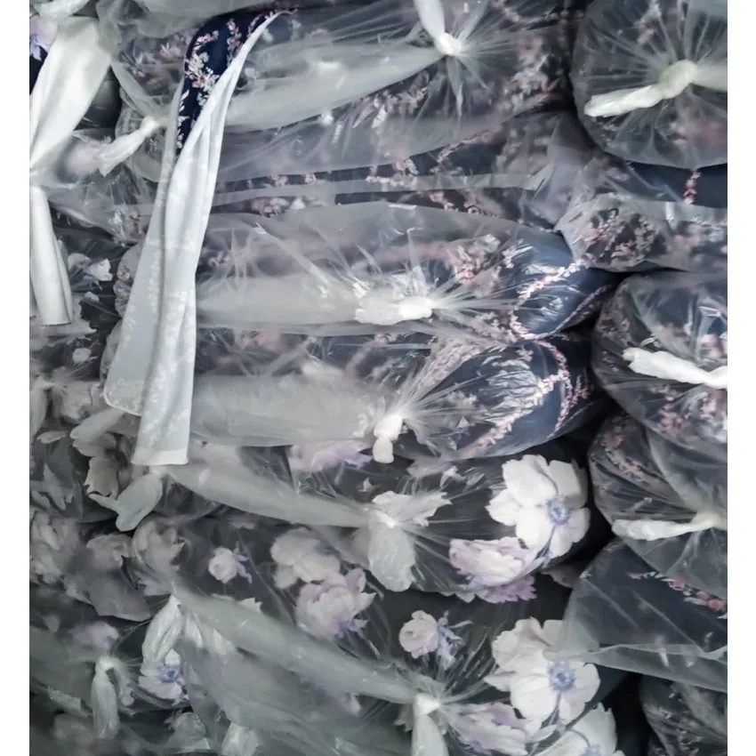 Jenny stock lot. Made in Korea knitted 100% Rayon Printed various design stock lot fabric textile