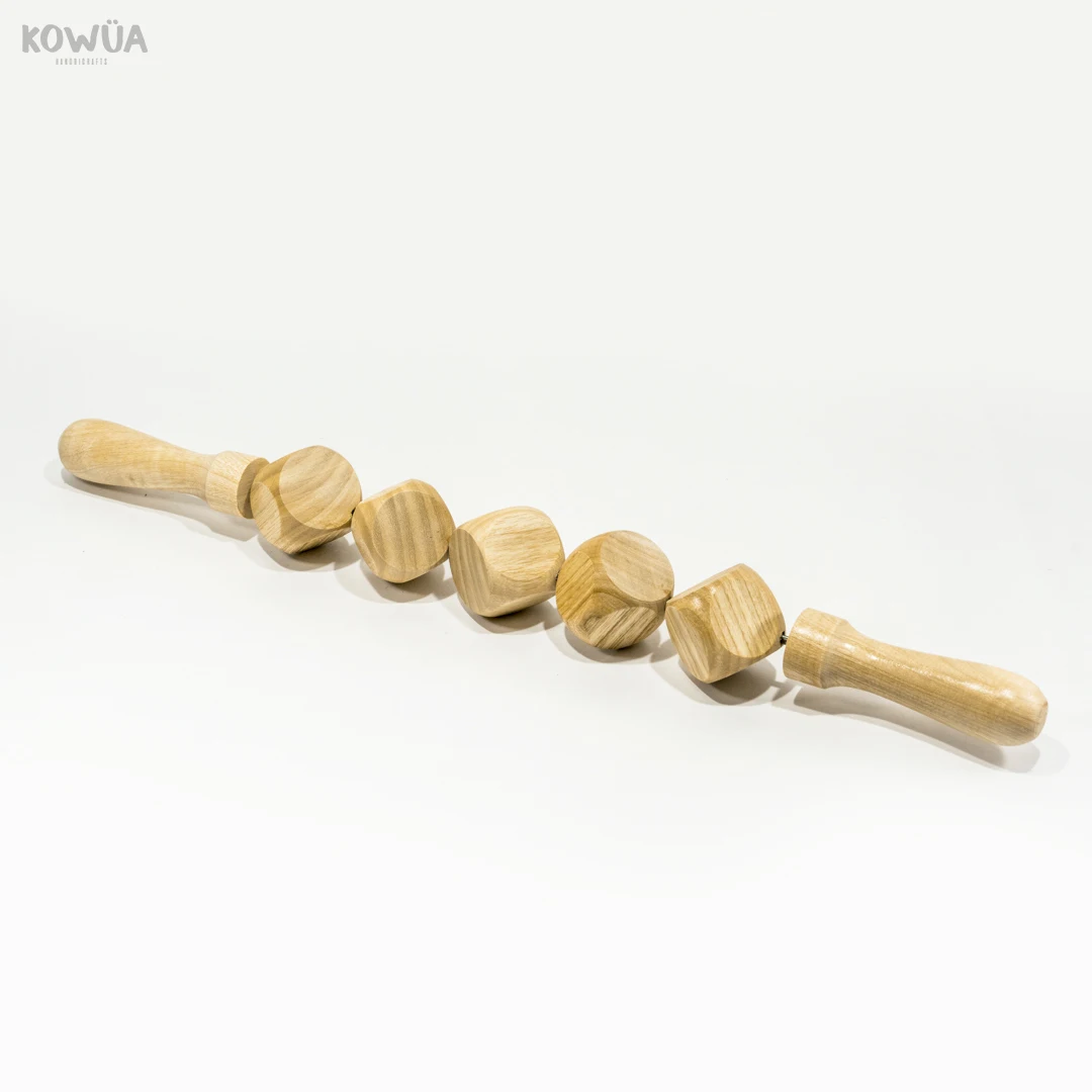 
Roller Massager, Wood Therapy Tools, Shoulder and Back Massager 