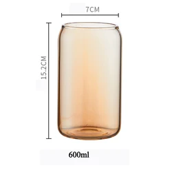 Beer Glass Can Ice Frozen Coffee Glass Water Cup Juice Drink Coco Cola Bottle Beer Coffee Milk Tea Glass Cup