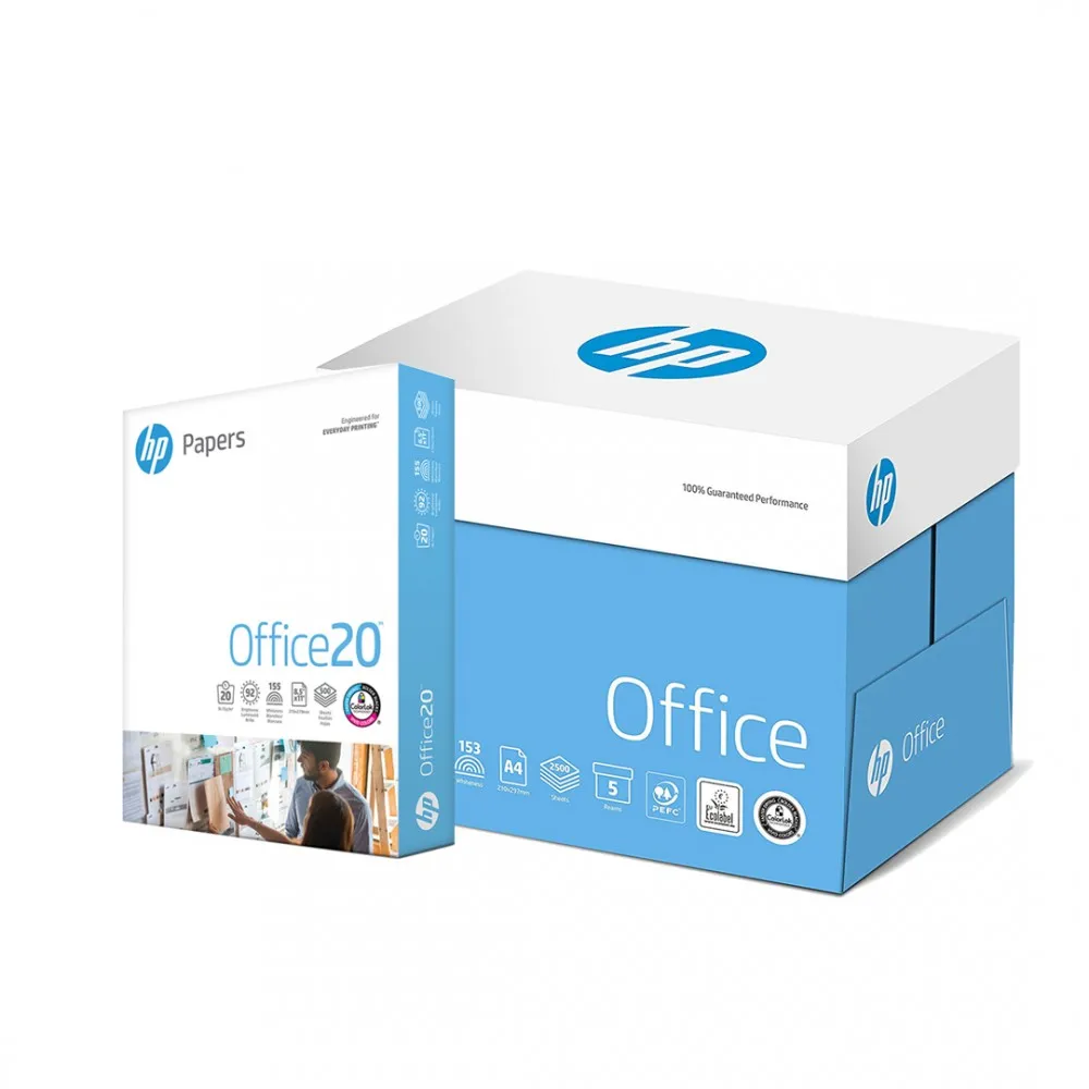 
Excellent hp-Printer Paper 8.5 x 11 Paper Office 20 lb 3 Ream Case - 1500 Sheets 92 Bright Made in USA FSC Certified 112090C 