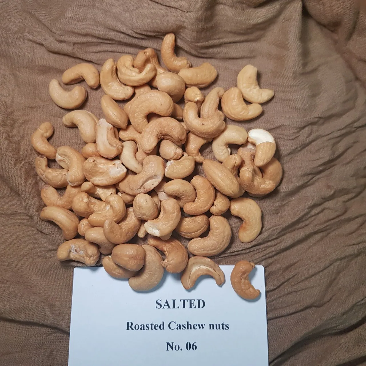 100% кешью Вьетнам // жареные орехи Смешанная морская соль кокосовое молоко чеснок кофе