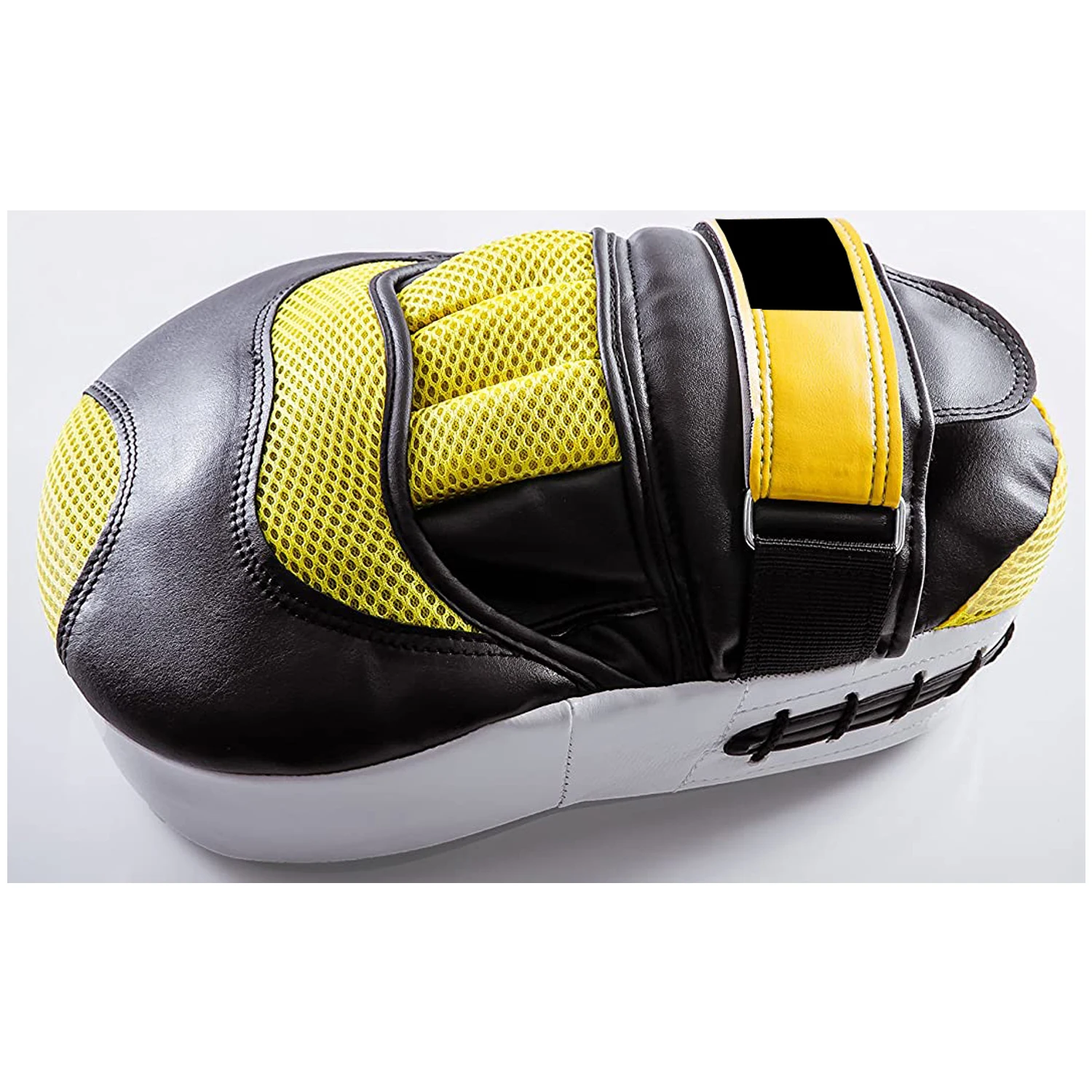 Boxing Curved Focus Punching Mitts- Genuine Leather Training Pads for MMA, Muay Thai, Sparring, Dojo, Martial Arts
