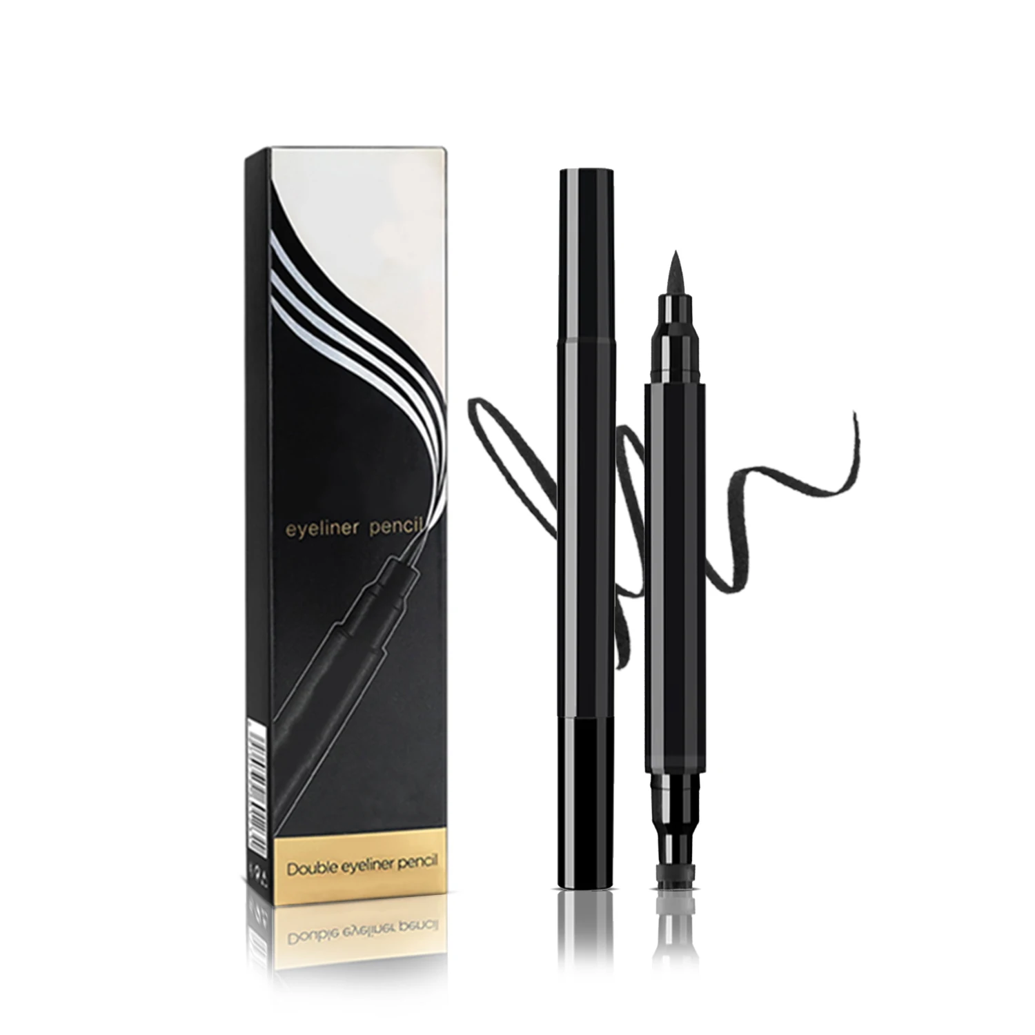 Private Label Long Lasting Black Eyeliner Pencil Vegan Quick Dry Waterproof Colorful Water Activated Liquid Eyeliner