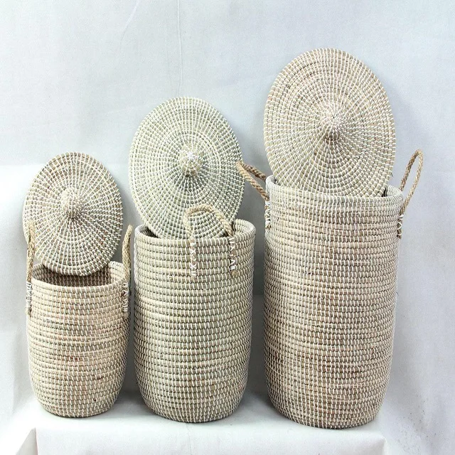 Best selling bamboo baskets - 100% natural Bamboo basket from Vietnam storage laundry basket for EU USA Free Tax