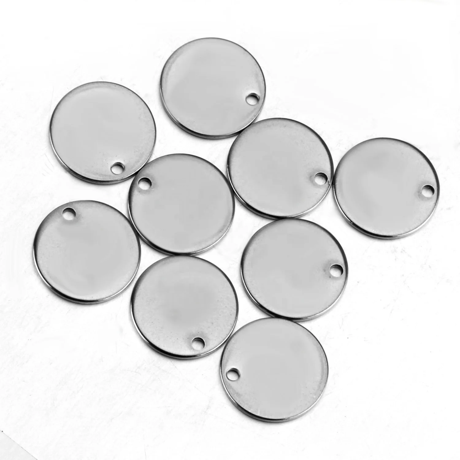 Classic Cycle Pattern Initial Stainless Steel Jewelry Pendant For Making Unisex Pendants For Necklaces