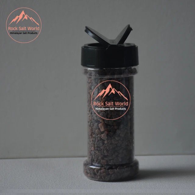 Черная пищевая натуральная кулинарная соль лучшая упаковка с натуральной гималайской солью всех размеров богатым питательным минералом