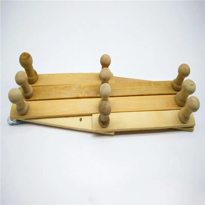 High quality product smart wall hanging coat hanger size 350x100x70mm made of bamboo/pine/acacia wood 100% from Vietnam
