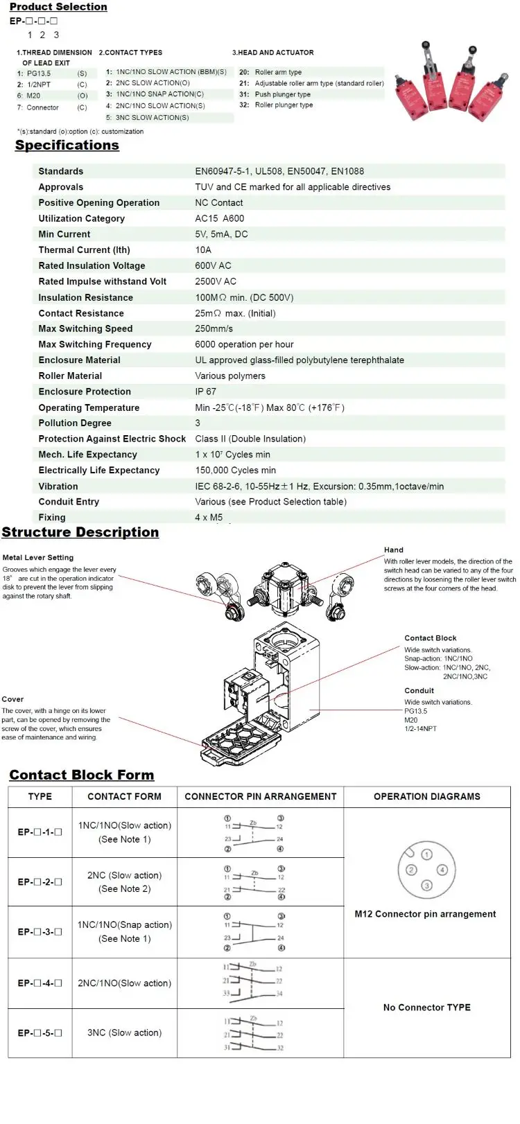 Safety Limit Switch-EP