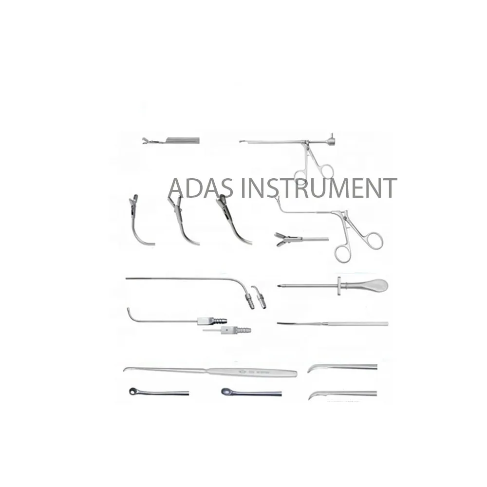 Professional  Ent Surgical High Quality ent Instruments Fess Instruments Set FESS Surgery Set of 21 pcs GERMAN Stainless Steel