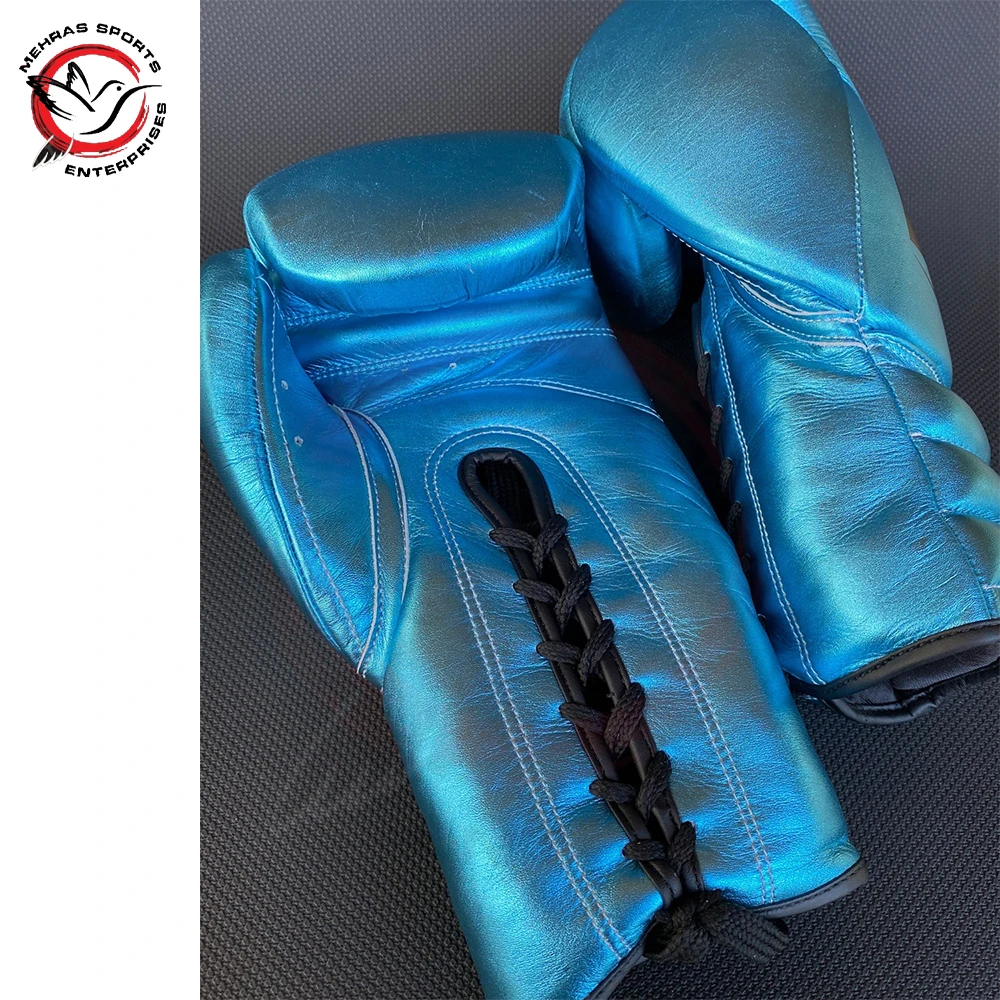 Боксерские перчатки, блестящие спортивные боксерские перчатки из микрофибры для тренировок и соревнований, боксерские перчатки из высококачественного материала