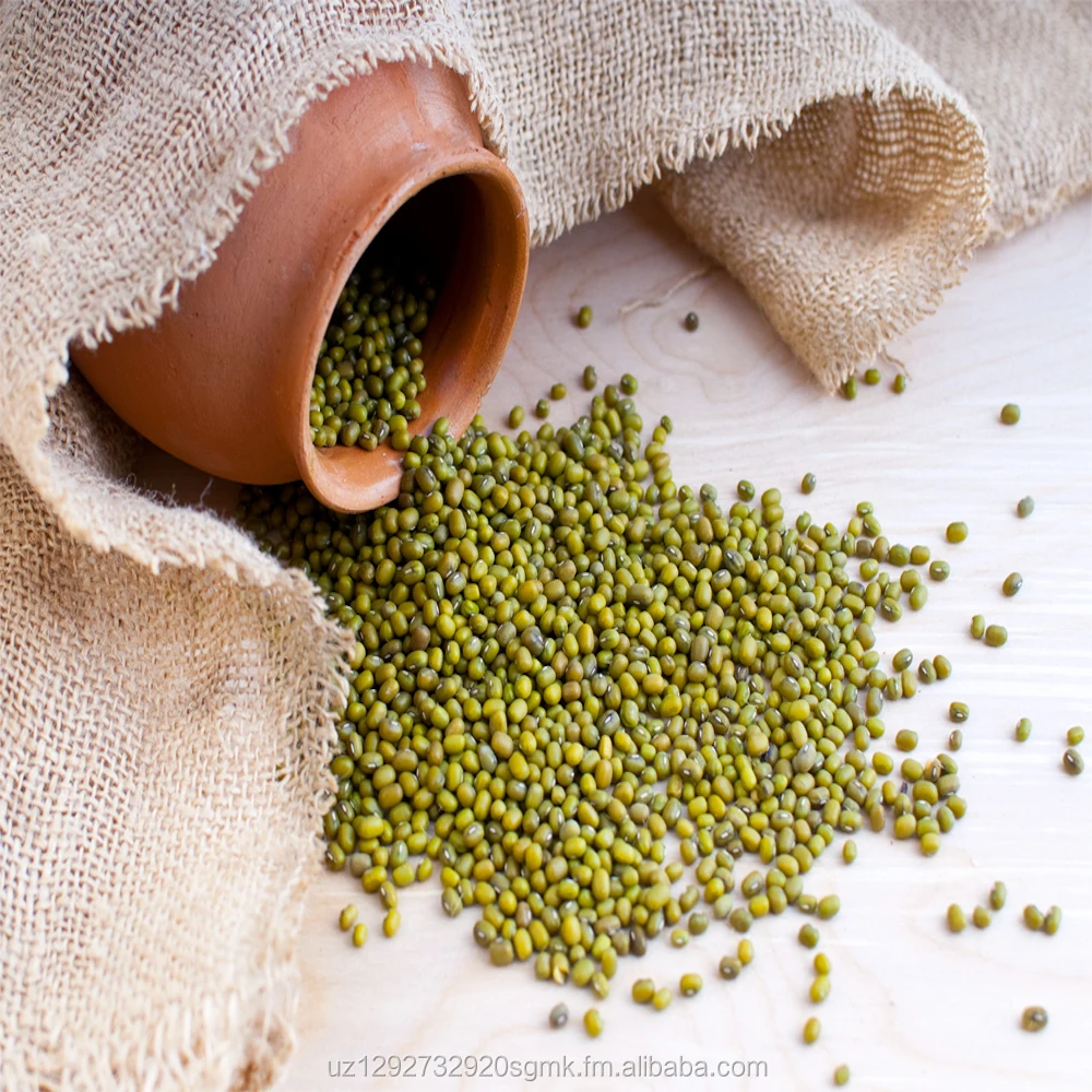 Premium Grade Round Organic Green Beans Green Mung Beans