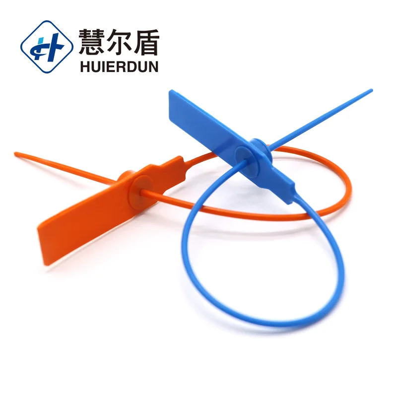 HED-PS106 с пластиковой пломбой для одежды этикеткой Одноразовые Пластиковые пломбы защитой от подделок