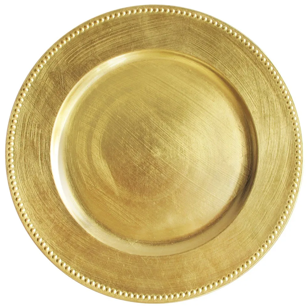 Metal Hammered Charger Plate Round Shape Copper Plated Charger Plate From India Wholesale Event Decorative Vintage Charger Plate