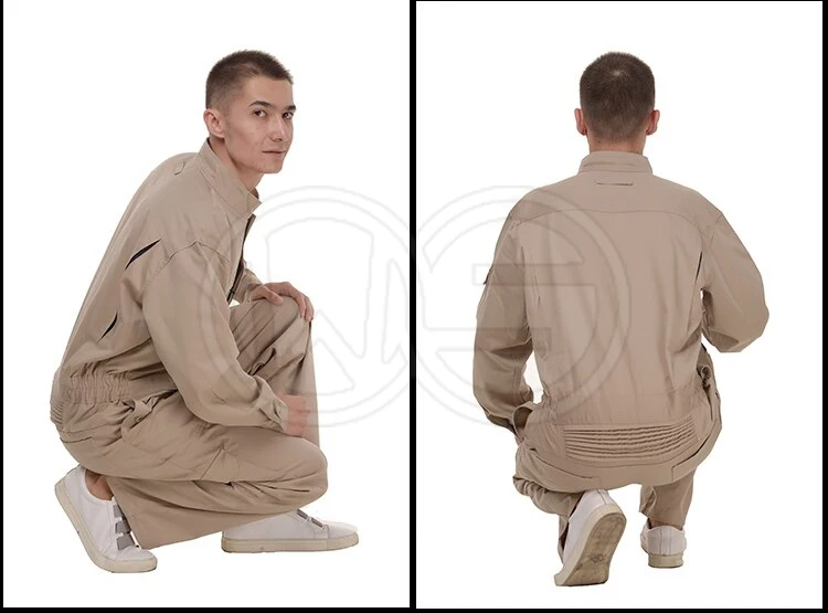 Индивидуальный логотип вашей компании 100% хлопок красный Рабочий Комбинезон промышленная рабочая одежда механический комбинезон для мужчин