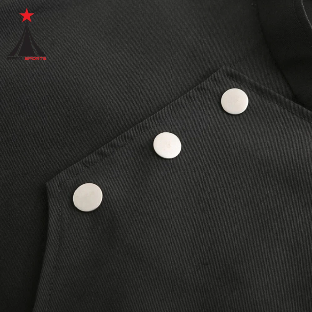 
Eco-Friendly Unisex White Custom Kitchen Clothes Cotton Restaurant Uniform Chef Jackets Plus Size Comfortable Chef Uniform 