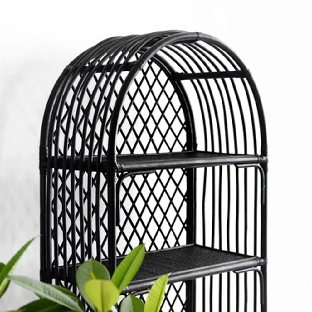 High Quality Rattan Wicker Bungalow Rattan Shelves/ Rattan Bookshelf / Rattan Furniture