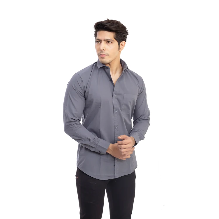 Лидер продаж 2021 мужские летние рубашки из чистого хлопка с длинным рукавом приталенные роскошные классические Распродажа по оптовой цене