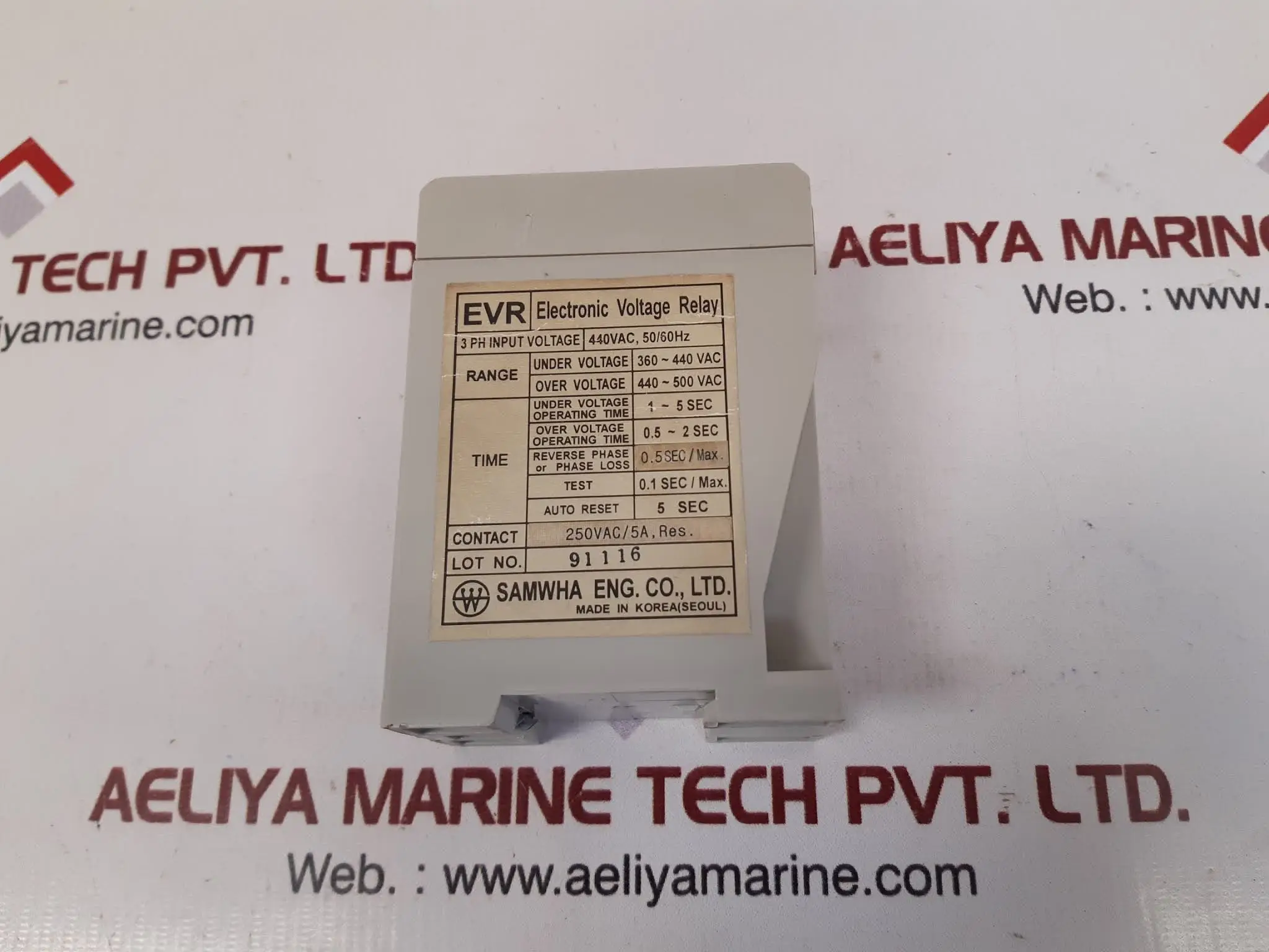  Samwha евр электронное реле напряжения Evr-440vac