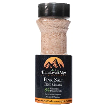 Гималайская темно-Розовая Соль с мелким зерном (0 20 ~ 0 50 сетка) Шейкер какао (250