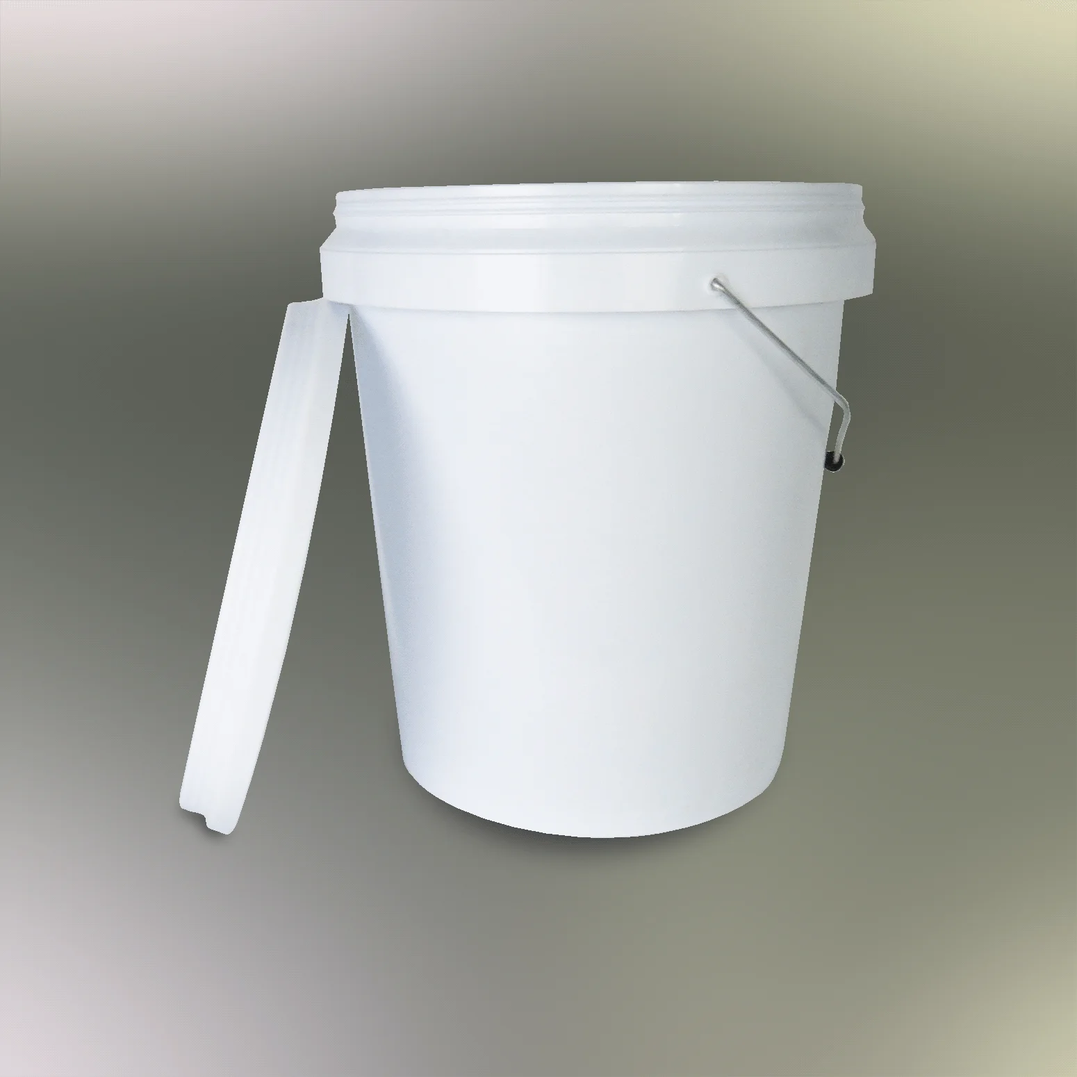Hot sale 17L opened many times paint Grade plastic buckets with handle paint plastic pail