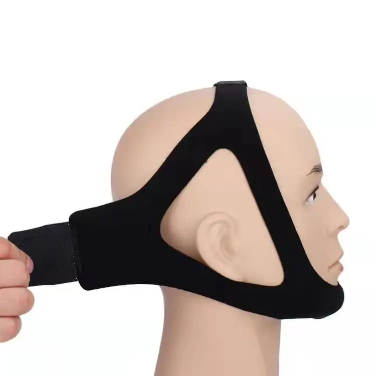 Anti Snoring Chin Strap Neoprene Stop Snoring Chin Support Belt Anti Apnea Jaw Solution Sleep Device