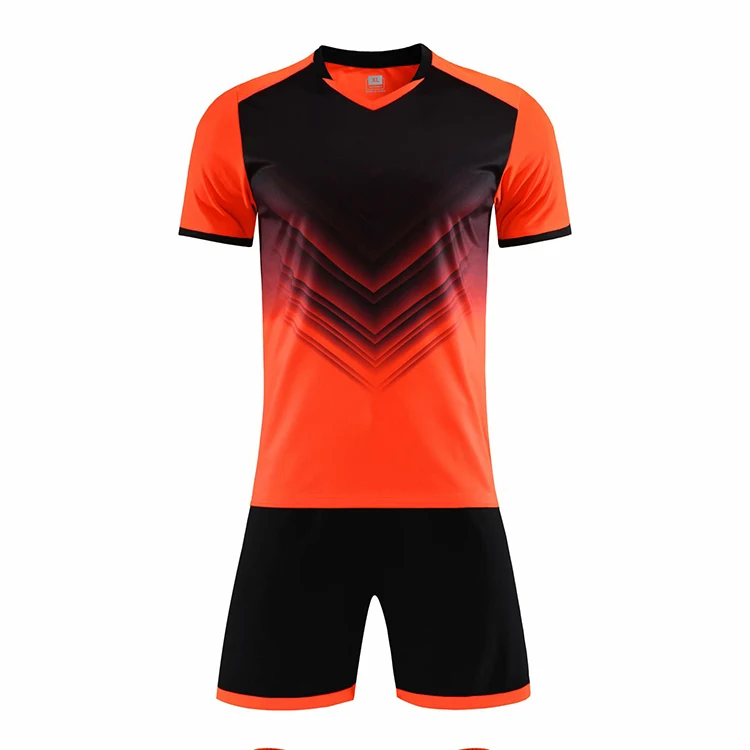 Custom Made High Quality Latest Design 100% Polyester Sublimation Printed Soccer Jersey Uniforms kit For Men And Kids