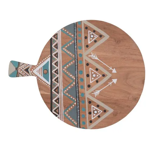 Printed Wooden Fruit Meat Salad Cutting Chopping Board For Home Kitchen Restaurant and Hotel Daily Usage Chopping Board