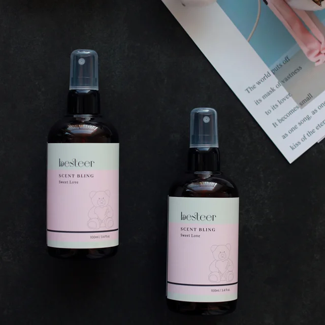 Корейский Премиум ароматизатор для ткани дезодорирующий спрей 100 мл приятный аромат любви