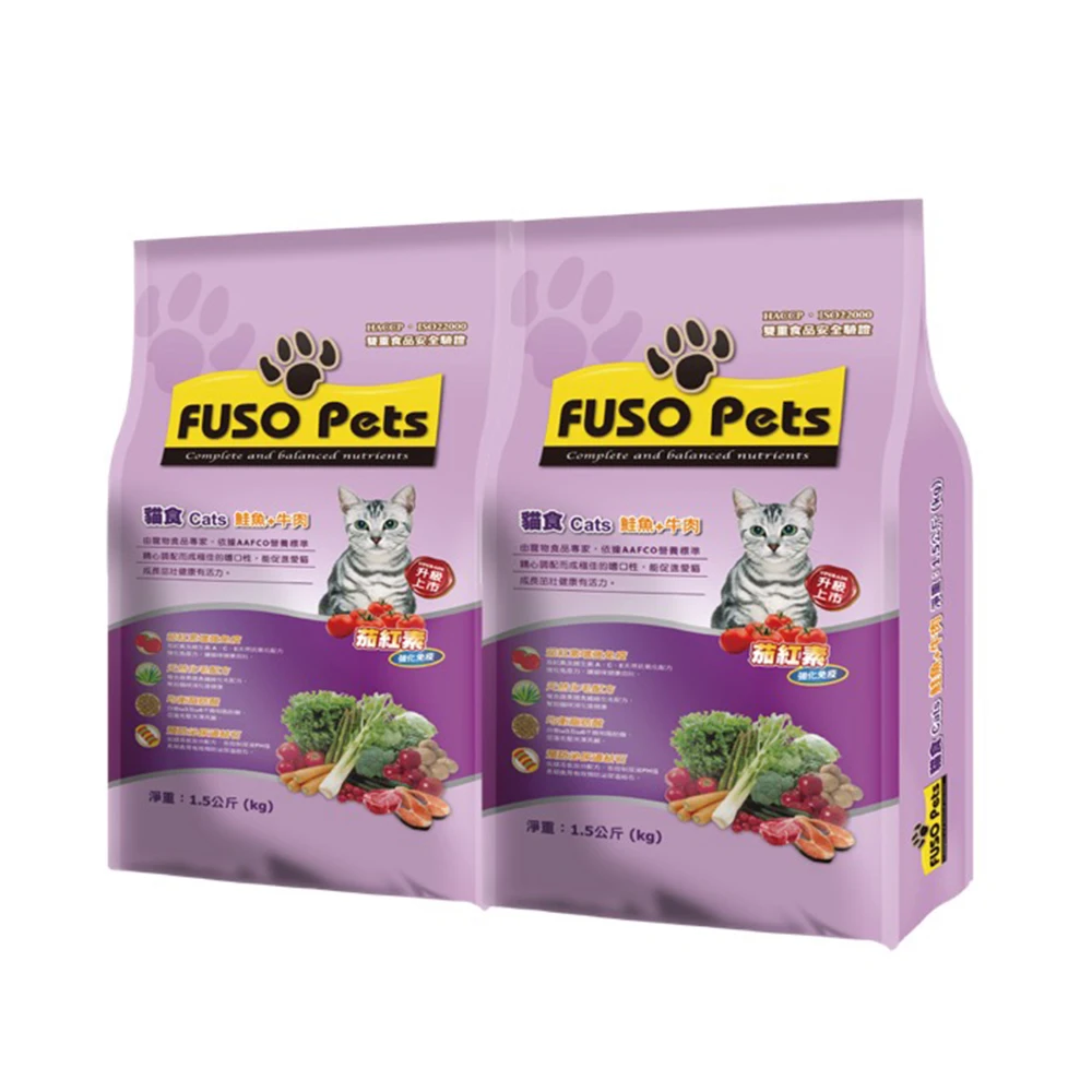 Еда для кошек лосося + говядина F047