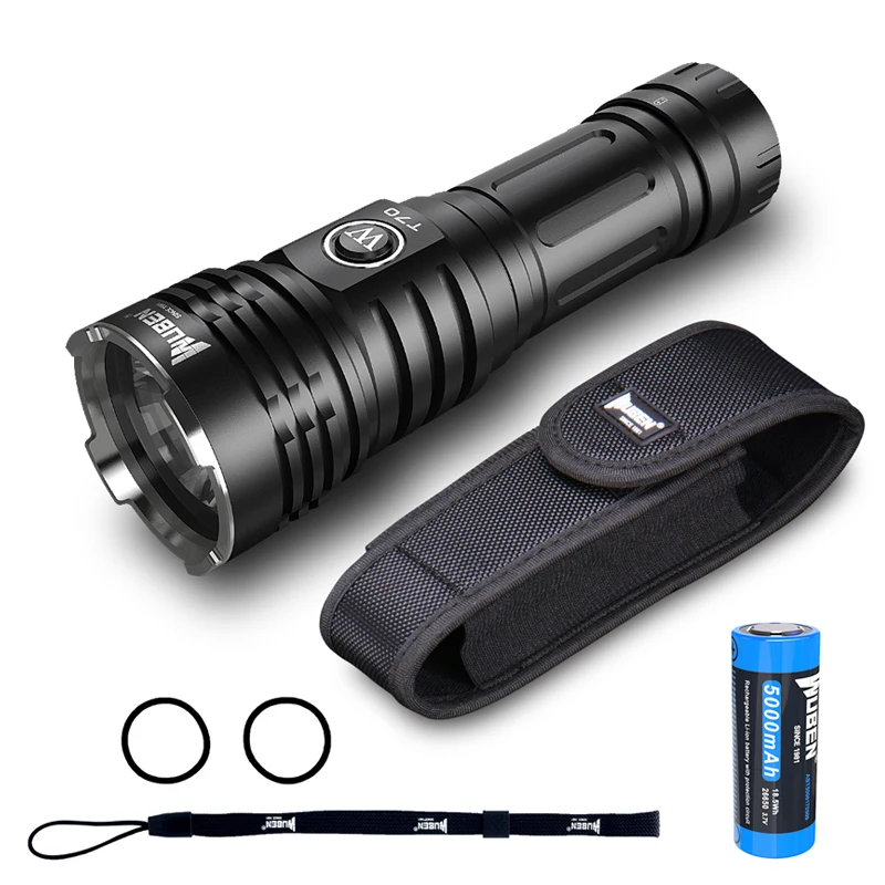  WUBEN горячая Распродажа 4200 люмен IP68 водонепроницаемый перезаряжаемый Охотничий Тактический светодиодный фонарик