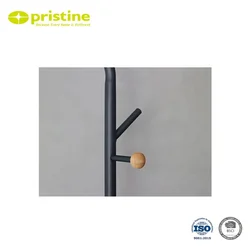 Готов к отправке, новый дизайн, деревянная стойка для одежды в форме дерева, металлическая напольная вешалка для шляп и пальто, подвесная рейка, стойка