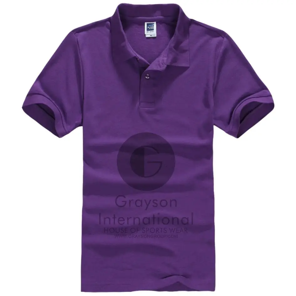  OEM ODM галстук без логотипа чистая белая футболка поло для гольфа рубашка из полиэстера под заказ от Grayson Sports