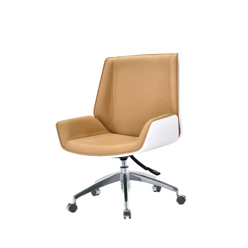 Fashion low back office chair with five-star chair legs