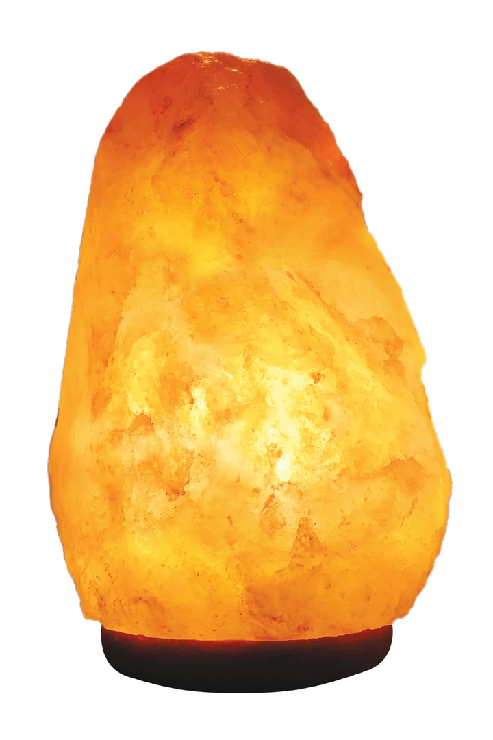 
Pink Salt Lamp with dimmer cord and bulb 