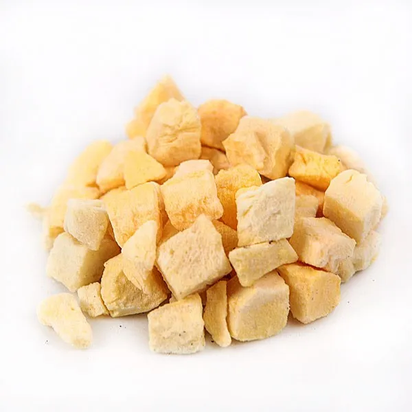 
freeze dried peach cubes 