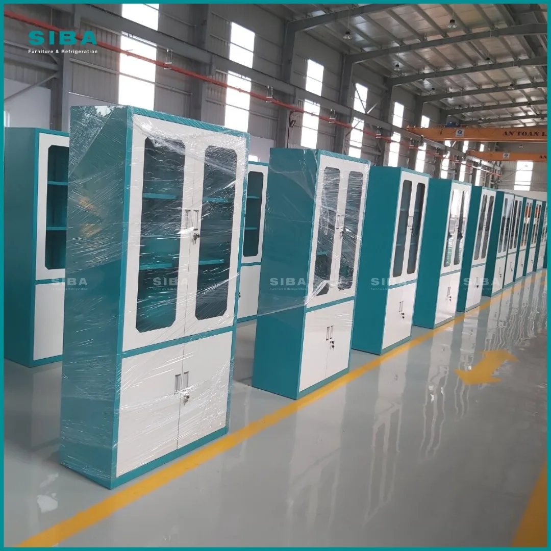 Hot Sale Modern Wind 2 Doors File Metal Storage 4 Drawer Steel Filing Cabinet