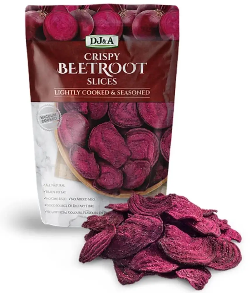 DJ&A Crispy Beetroot Slices 130g -  Made in Australia