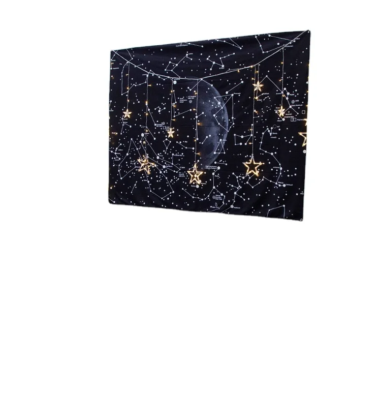 Exquisite fashion wall decoration microfiber machine-wash custom printing tapestries