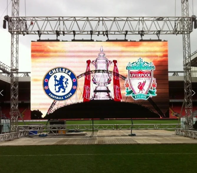 P3 P4 P5 P6 Outdoor Double Sided Street Advertising 256mm*128mm LED Screen