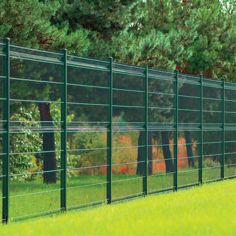 3D Curved Welded Wire Mesh Cheap Price Decorative Garden Border Fence For triangle Fence Panel