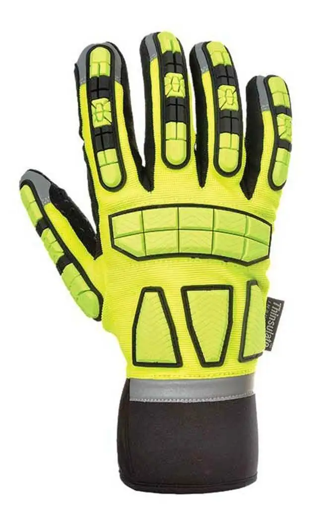 WORK THINSULATE SAFETY IMPACT GLOVE UNLINED OIL & WATER RESISTANT GLOVES
