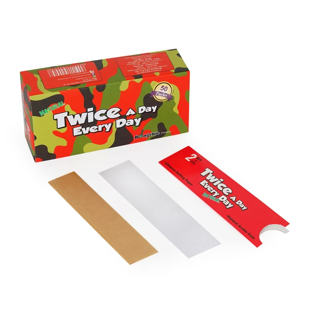 The best quality with quantity of Twice A Day Everyday Smoking Rolling Paper At  Affordable Price