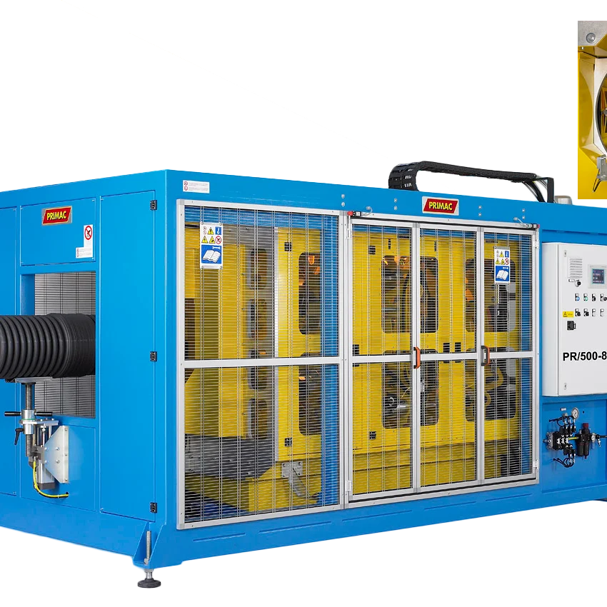 Top-quality Italian automatic Perforating machine for plastic pipes