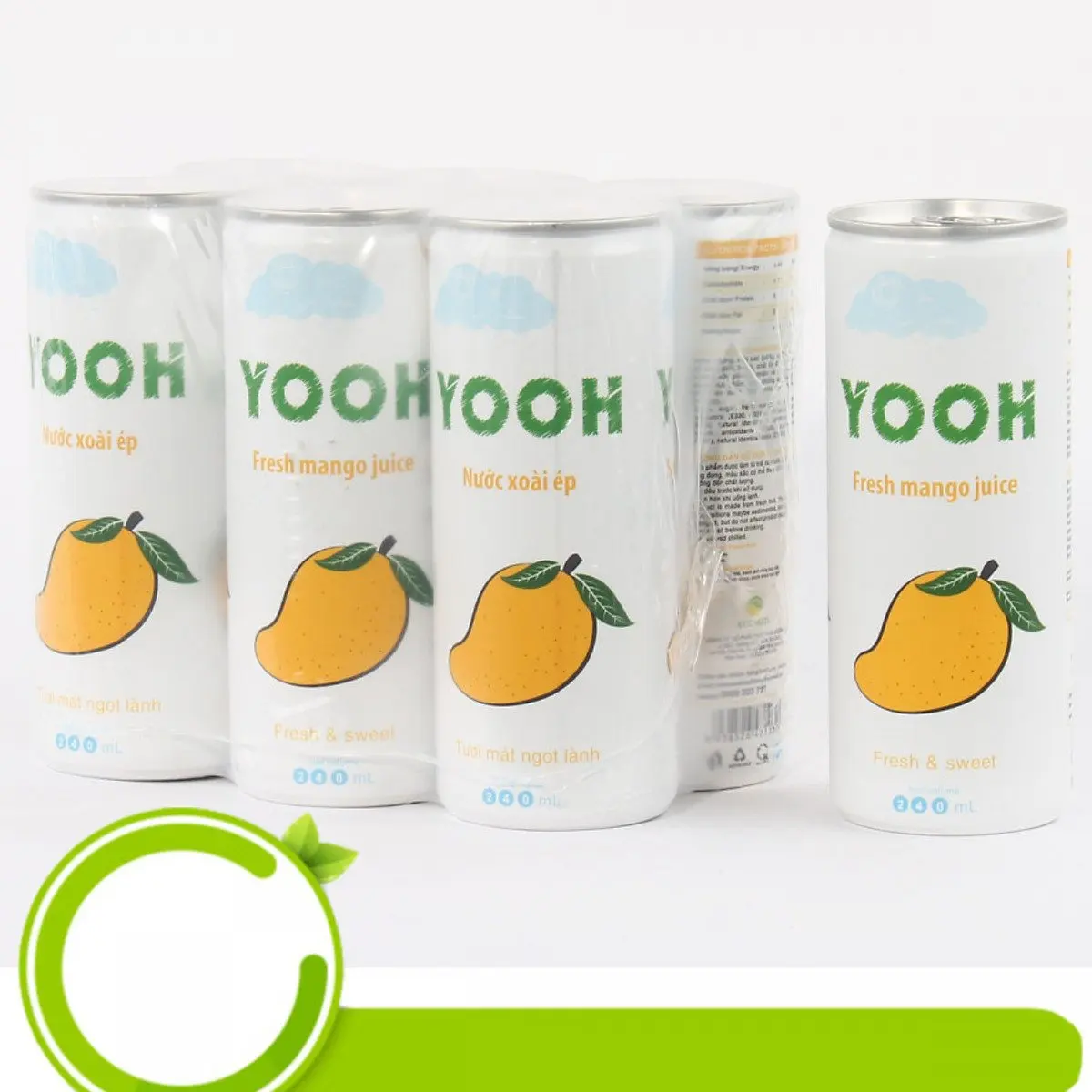 Wholesale Fresh Fruit Juice 240ml Mango Fruit Juice from 100% Natural Fruit in Vietnam