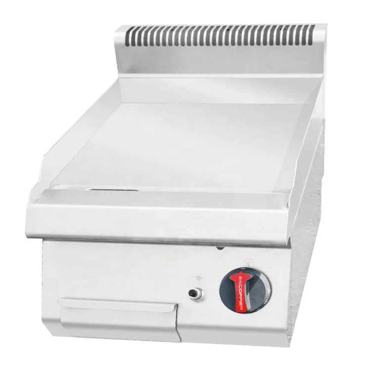 Commercial restaurant stainless steel kitchen equipment Gas griddle grill teppanyaki plate dumpling griddle