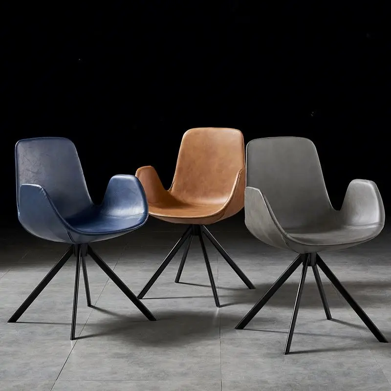 modern bow shape PU Leather  Good quality wholesale malaysia furniture dining room chair