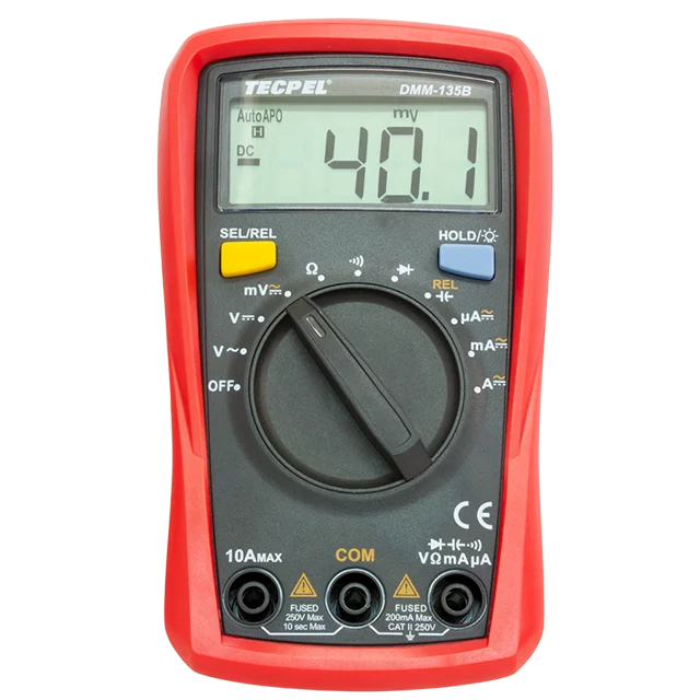 TECPEL DMM-135B карман цифровой измеритель 1999 отсчетов