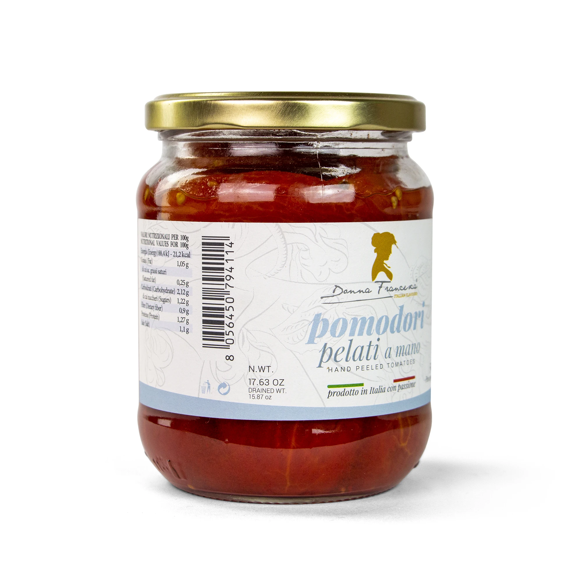 Italian hand peeled tomatoes 500 g