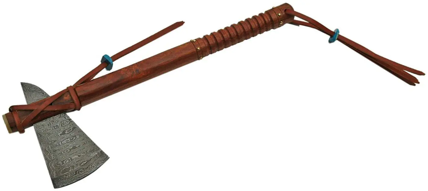 
Custom Handmade Damascus Steel Viking Style Axe Camping Axe High Quality Tactical Axe Hatches 