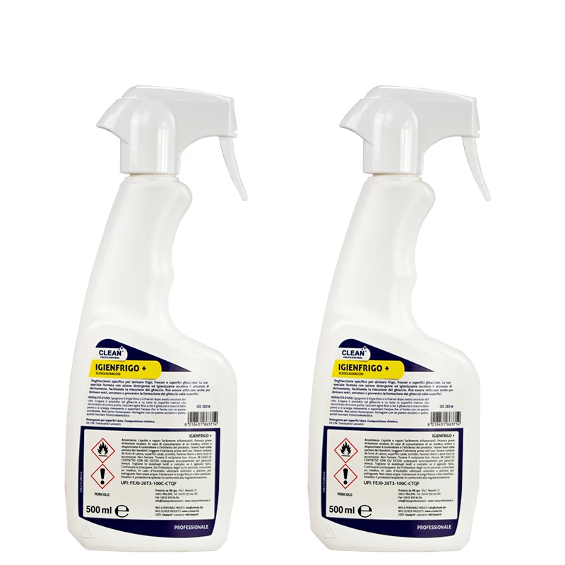 Top Quality Italian sanitizing deicer for refrigerators and surfaces IGIENFRIGO + 500ml for export